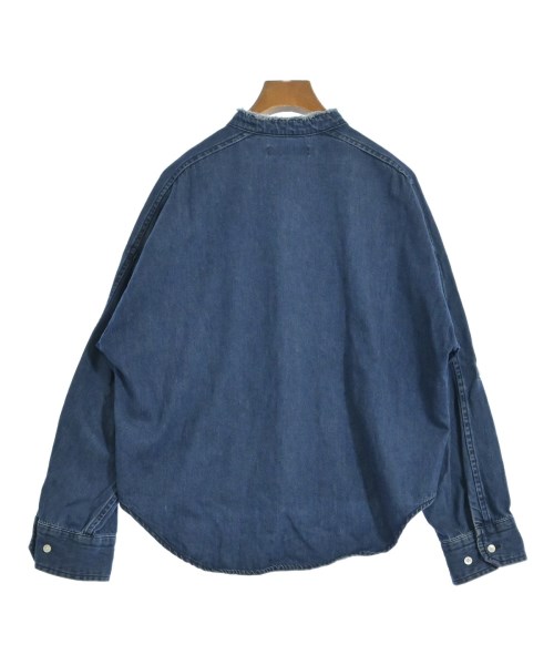 blanc basque（ブランバスク）カジュアルシャツ 紺 サイズ:38(M位) レディース/2200653640020