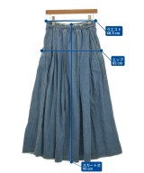 blanc basque（ブランバスク）ロング・マキシ丈スカート 青 サイズ:36(S位) レディース/2200734269058