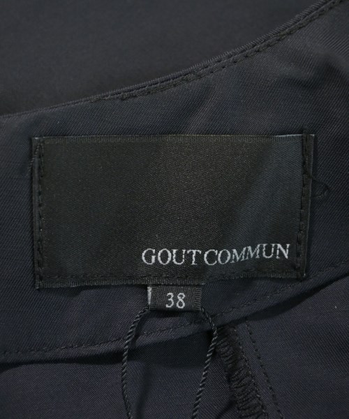 gout commun（グーコミューン）ワンピース 黒 サイズ:38(M位) レディース/2200671364199