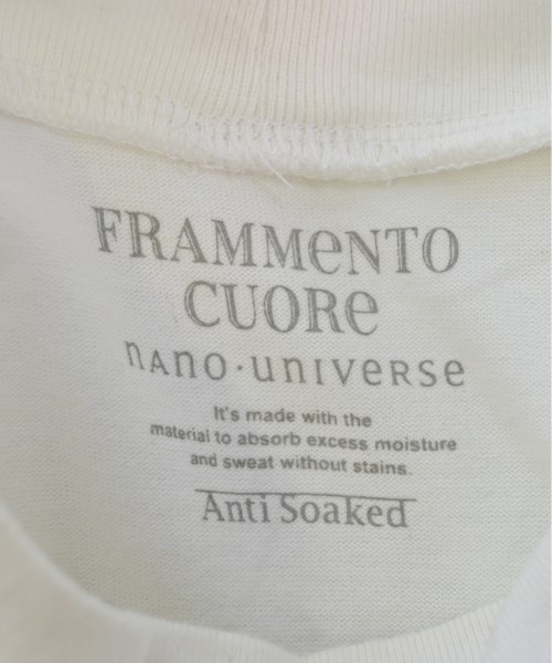 nano UNIVERSE（ナノユニバース）Tシャツ・カットソー 白 サイズ:S メンズ/2200473521073