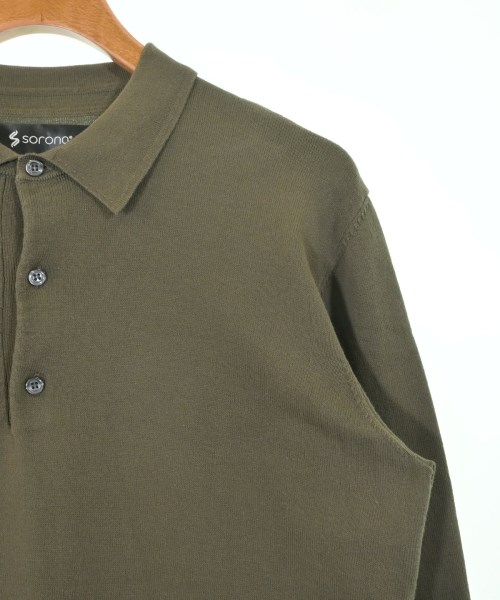 nano UNIVERSE（ナノユニバース）ニット・セーター カーキ サイズ:M メンズ/2200556287049