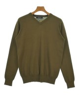 nano UNIVERSE（ナノユニバース）ニット・セーター カーキ サイズ:S メンズ/2200559485077