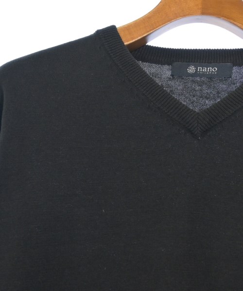nano UNIVERSE（ナノユニバース）ニット・セーター 黒 サイズ:S メンズ/2200559485084