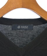 nano UNIVERSE（ナノユニバース）ニット・セーター 黒 サイズ:S メンズ/2200559485084