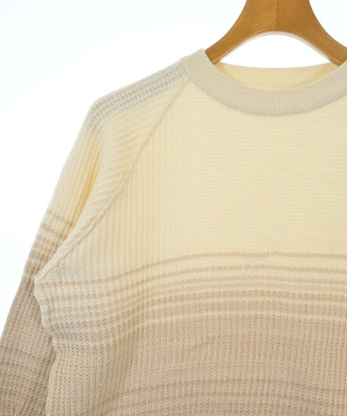 nano UNIVERSE（ナノユニバース）ニット・セーター ベージュ サイズ:S メンズ/2200637821025