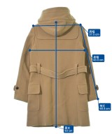 nano UNIVERSE（ナノユニバース）ダッフルコート ベージュ サイズ:36(S位) メンズ/2200620347013