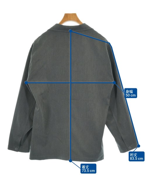 nano UNIVERSE（ナノユニバース）カジュアルジャケット グレー サイズ:S メンズ/2200624006060