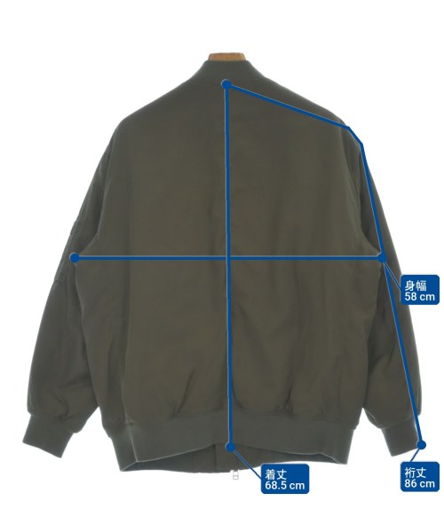 nano UNIVERSE（ナノユニバース）ブルゾン カーキ サイズ:M メンズ/2200635005021