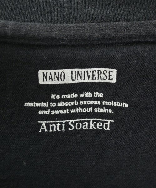 nano UNIVERSE（ナノユニバース）Tシャツ・カットソー 黒 サイズ:M メンズ/2200619037079