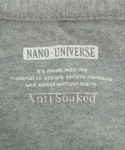 nano UNIVERSE（ナノユニバース）Tシャツ・カットソー グレー サイズ:M メンズ/2200619037086