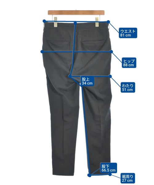 nano UNIVERSE（ナノユニバース）スラックス 黒 サイズ:M メンズ/2200629458185