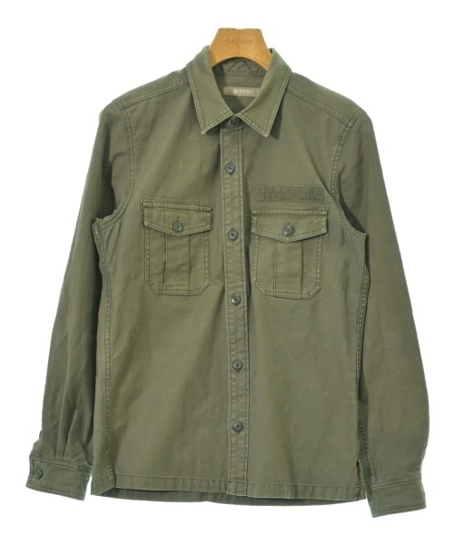 nano UNIVERSE(ナノユニバース)カジュアルシャツ カーキ サイズ:S/2200620728027