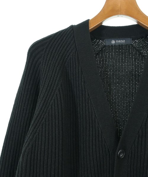 nano UNIVERSE（ナノユニバース）カーディガン 黒 サイズ:M メンズ/2200636067219