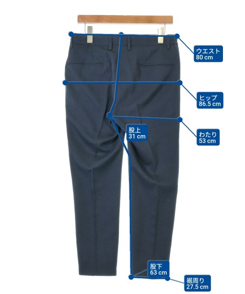 nano UNIVERSE（ナノユニバース）スラックス 紺 サイズ:M メンズ/2200642105073