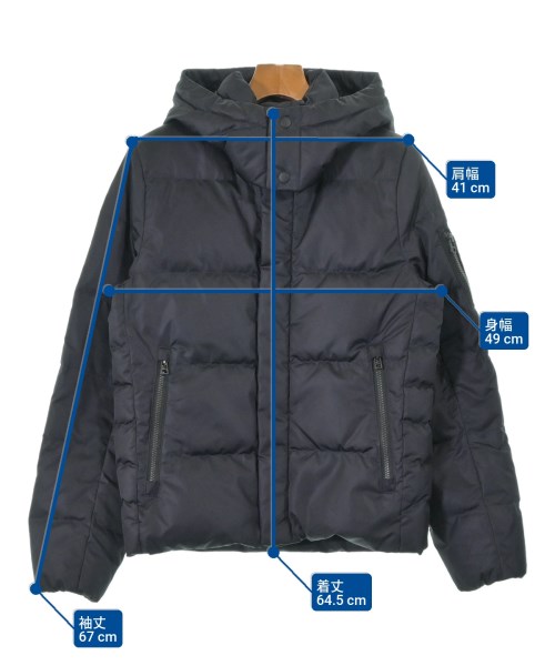 nano UNIVERSE（ナノユニバース）ダウンジャケット/ダウンベスト 紺 サイズ:S メンズ/2200634970016
