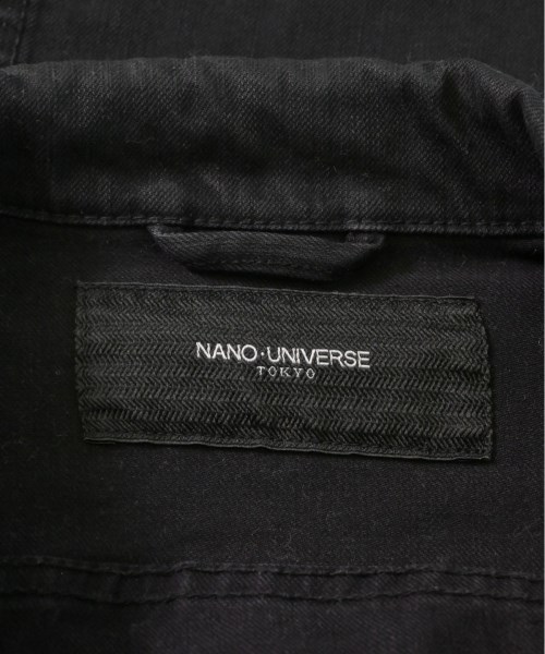 nano UNIVERSE（ナノユニバース）デニムジャケット 黒 サイズ:-(XS位) メンズ/2200525150015