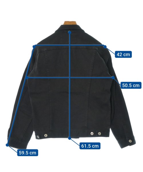 nano UNIVERSE（ナノユニバース）デニムジャケット 黒 サイズ:-(XS位) メンズ/2200525150015