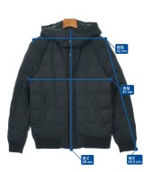 nano UNIVERSE（ナノユニバース）ダウンジャケット/ダウンベスト 黒 サイズ:M メンズ/2200623064016