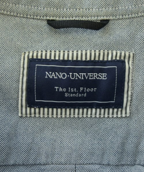 nano UNIVERSE（ナノユニバース）カジュアルシャツ 青 サイズ:M メンズ/2200623305034