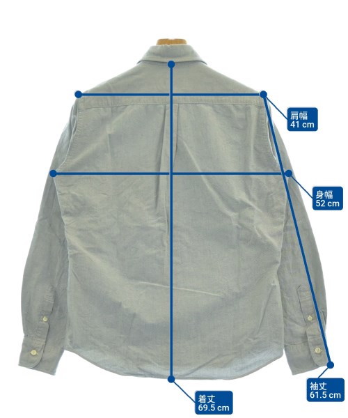 nano UNIVERSE（ナノユニバース）カジュアルシャツ 青 サイズ:M メンズ/2200623305034