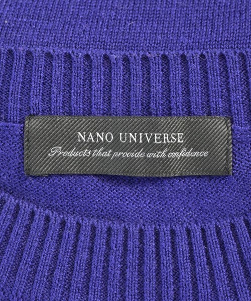nano UNIVERSE（ナノユニバース）ニット・セーター 紫 サイズ:L メンズ/2200624243069