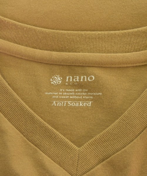 nano UNIVERSE（ナノユニバース）Tシャツ・カットソー ベージュ サイズ:M メンズ/2200625188055