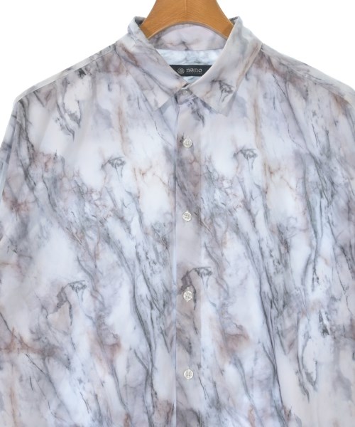nano UNIVERSE（ナノユニバース）カジュアルシャツ グレー サイズ:M メンズ/2200626235048