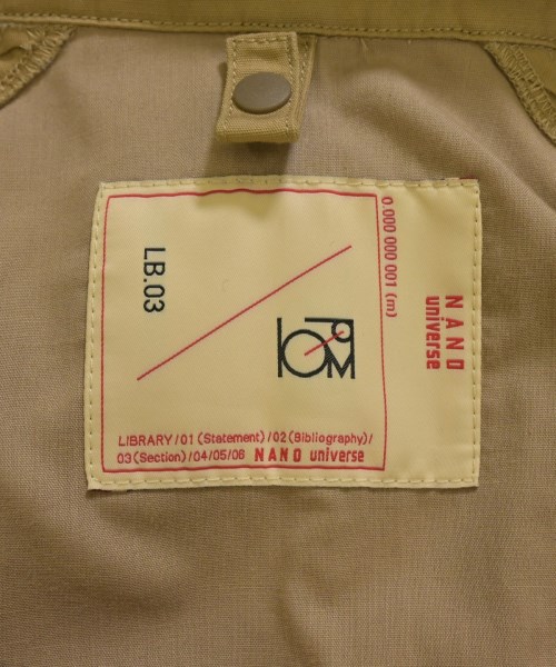 nano UNIVERSE（ナノユニバース）ステンカラーコート ベージュ サイズ:S メンズ/2200616326022