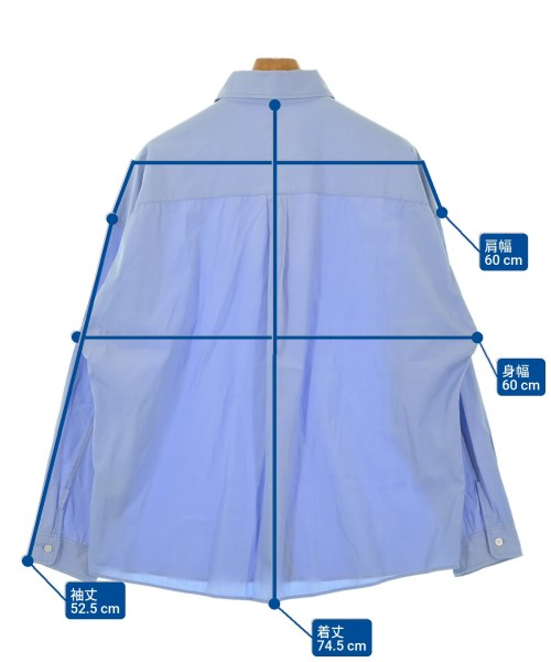 nano UNIVERSE（ナノユニバース）カジュアルシャツ 青 サイズ:L メンズ/2200624538028