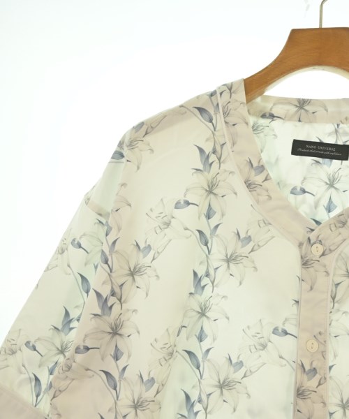 nano UNIVERSE（ナノユニバース）カジュアルシャツ 白 サイズ:L メンズ/2200613879033