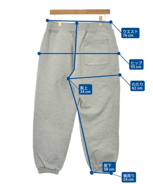 nano UNIVERSE（ナノユニバース）スウェットパンツ グレー サイズ:S メンズ/2200629799011