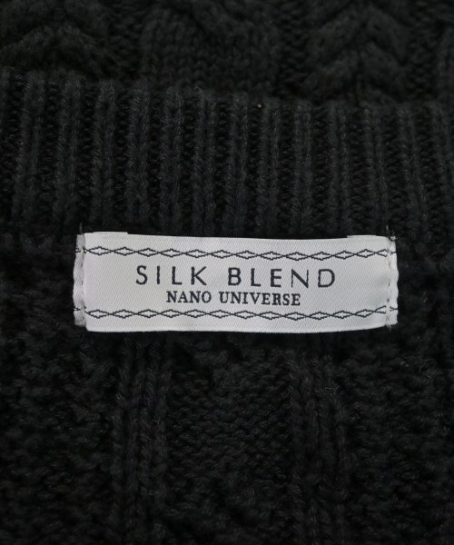 nano UNIVERSE（ナノユニバース）ニット・セーター 黒 サイズ:XL メンズ/2200618853014