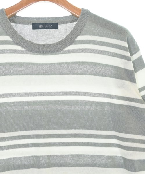 nano UNIVERSE（ナノユニバース）ニット・セーター グレー サイズ:XL メンズ/2200633865030