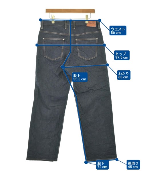 nano UNIVERSE（ナノユニバース）デニムパンツ 紺 サイズ:L メンズ/2200634381058