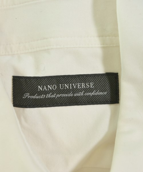 nano UNIVERSE（ナノユニバース）カジュアルシャツ 白 サイズ:L メンズ/2200603589027