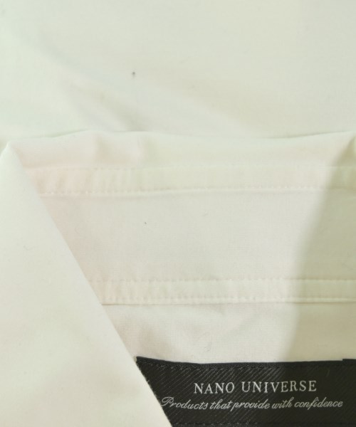 nano UNIVERSE（ナノユニバース）カジュアルシャツ 白 サイズ:L メンズ/2200603589027
