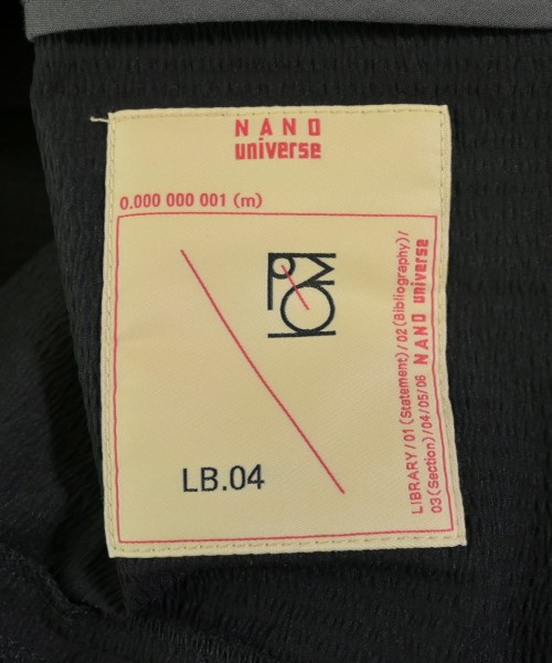 nano UNIVERSE（ナノユニバース）カジュアルジャケット 黒 サイズ:L メンズ/2200604549068