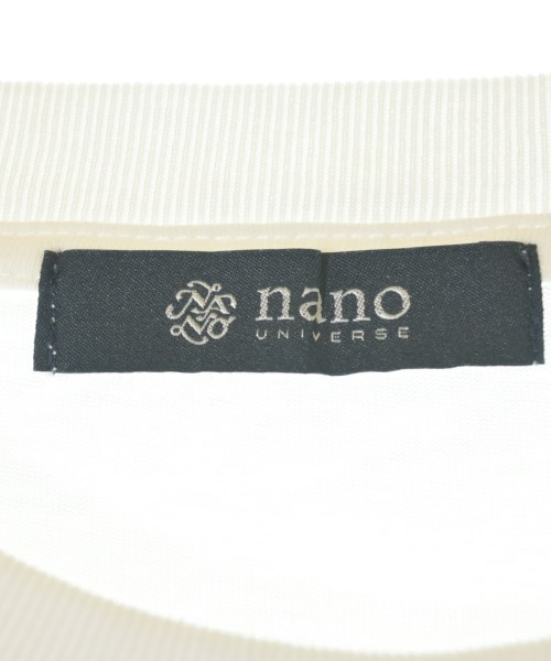 nano UNIVERSE（ナノユニバース）Tシャツ・カットソー 白 サイズ:M メンズ/2200604549099