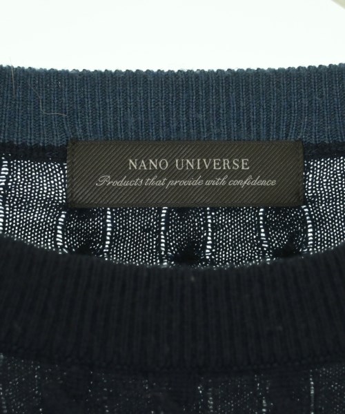 nano UNIVERSE（ナノユニバース）ニット・セーター 紺 サイズ:M メンズ/2200606953160