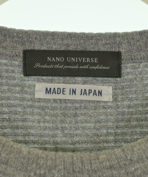 nano UNIVERSE（ナノユニバース）Tシャツ・カットソー グレー サイズ:L メンズ/2200606953207