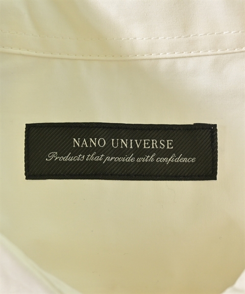 nano UNIVERSE（ナノユニバース）カジュアルシャツ 白 サイズ:S メンズ/2200613637053