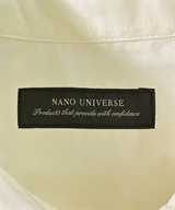 nano UNIVERSE（ナノユニバース）カジュアルシャツ 白 サイズ:S メンズ/2200613637053