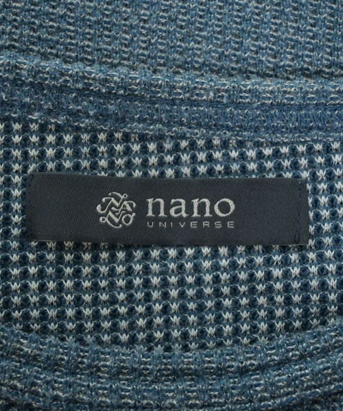nano UNIVERSE（ナノユニバース）ニット・セーター 青 サイズ:M メンズ/2200614802214