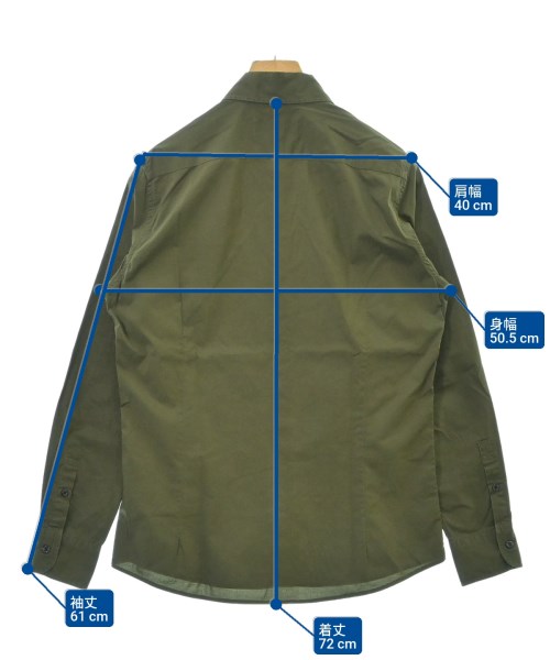 nano UNIVERSE（ナノユニバース）カジュアルシャツ カーキ サイズ:M メンズ/2200614068221