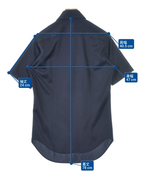 nano UNIVERSE（ナノユニバース）カジュアルシャツ 紺 サイズ:39(M位) メンズ/2200614068276