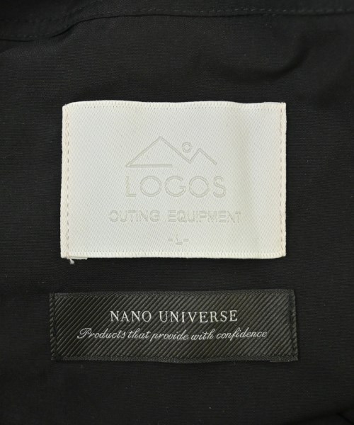 nano UNIVERSE（ナノユニバース）カジュアルシャツ 黒 サイズ:L メンズ/2200617778059