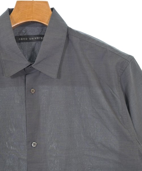 nano UNIVERSE（ナノユニバース）カジュアルシャツ グレー サイズ:M メンズ/2200618933051