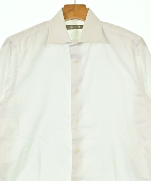nano UNIVERSE（ナノユニバース）ドレスシャツ 白 サイズ:41(XL位) メンズ/2200618986033