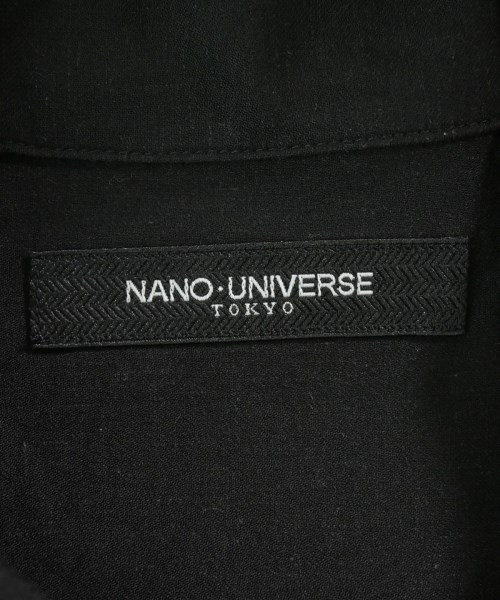 nano UNIVERSE（ナノユニバース）カジュアルシャツ 黒 サイズ:L メンズ/2200620153034