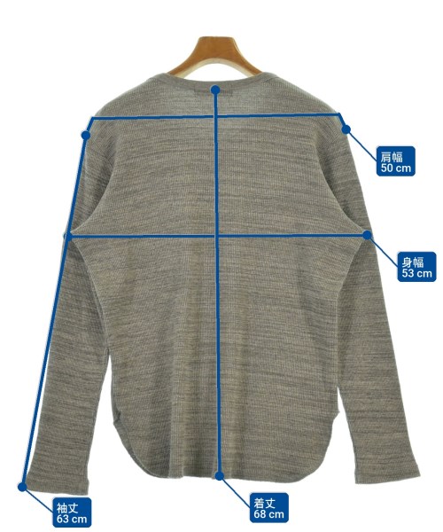 nano UNIVERSE（ナノユニバース）Tシャツ・カットソー グレー サイズ:L メンズ/2200620153089